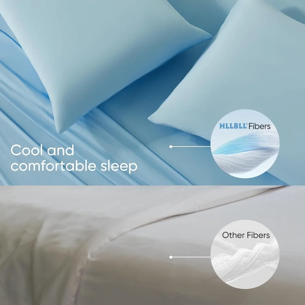 New. HLLBLL® Cooling Comforter – Lightweight All-Season Blanket size 68”x90”